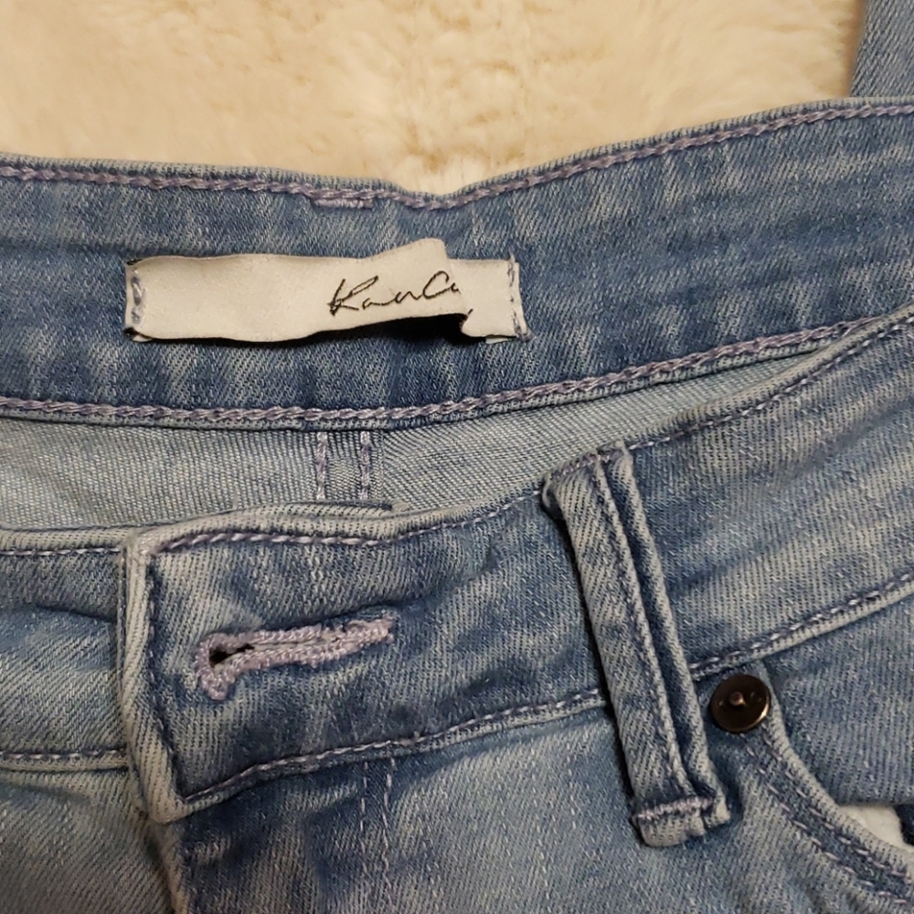 KanCan Distressed Skinny Light Wash Jeans sz 30 - Picture 4 of 8